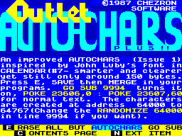 Screen from Auto-Chars Plus
