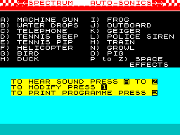 Screen from Auto-Sonics