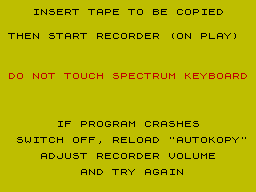 Screen from Autokopy 2b