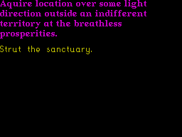 Screen from Automatic Muse