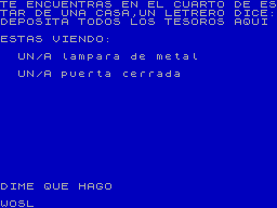 Screen from La Aventura Interminable
