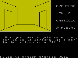 Screen from Aventuras