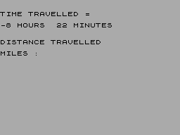 Screen from Average Speed