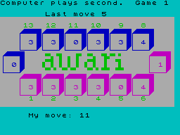 Screen from Awari