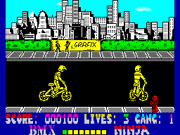 Screen from BMX Ninja