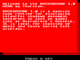 Screen from Background