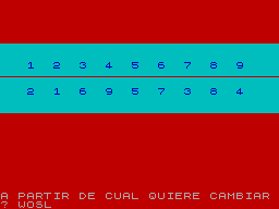 Screen from El Baile de los Numeros