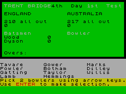 Screen from Ball by Ball