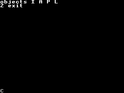 Screen from Ballpoint Adventure System