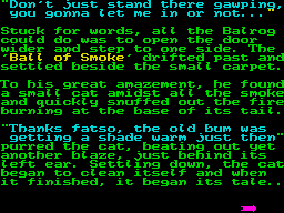Screen from The Balrog and the Cat