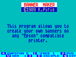 Screen from Banner Maker
