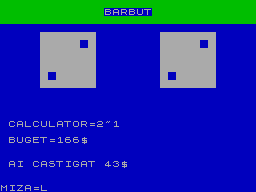 Screen from Barbut Lucky Dice