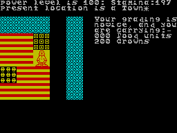 Screen from Barrowquest