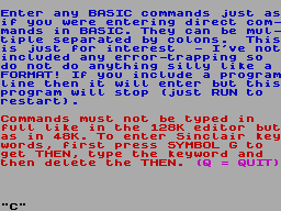 Screen from Bascom