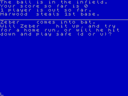 Screen from Baseball