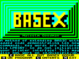 Screen from Basex