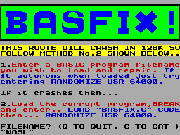 Screen from Basfix!