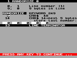 Screen from Basicmem