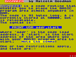Screen from Basmaker
