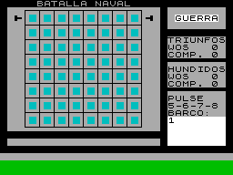 Screen from Batalla Naval