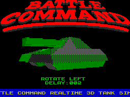 Screen from Battle Command Realtime 3D Tank Simulator