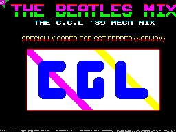 Screen from The Beatles Mix: The C.G.L. '89 Mega Mix