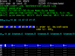 Screen from Beep Tracker