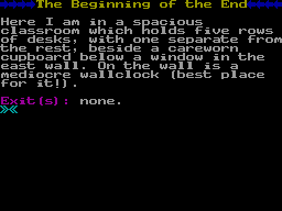 Screen from Beginning of the End