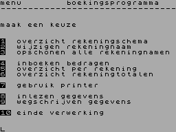 Screen from Belastingprogramma 1986