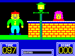 Screen from Benny Hill's Madcap Chase!