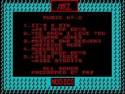 Screen from The Best Hits of M&Z Musics