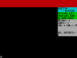 Screen from Beta Base