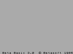 Screen from Beta Basic