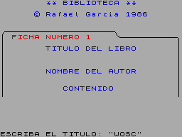 Screen from Biblioteca