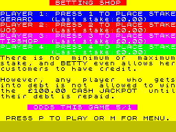 Screen from Bingo
