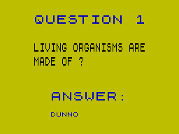 Screen from Biology - O'Level & CSE