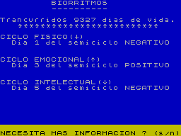 Screen from Biorritmos
