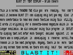 Screen from Blast It!