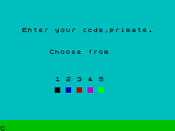 Screen from Blastermind!