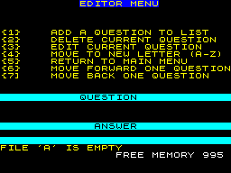 Screen from Blockbusters Question Master