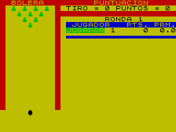 Screen from Los Bolos