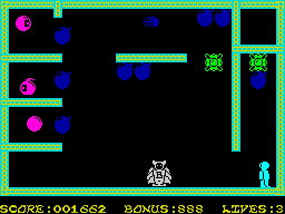 Screen from Bomber Bob in Pentagon Capers