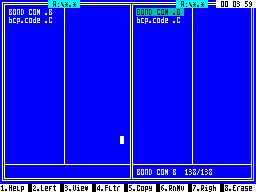 Screen from Bond Commander