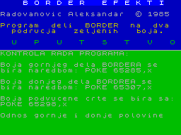 Screen from Border Efekti