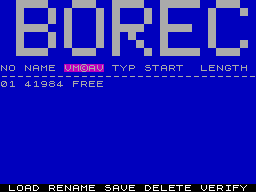 Screen from Borec