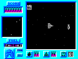 Screen from Bosconian '87