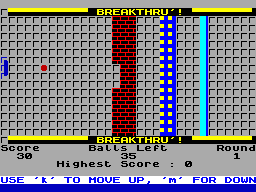 Screen from Breakthru'!