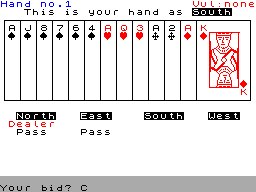 Screen from Bridge Player 3
