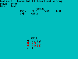 Screen from Bridge Player Galactica
