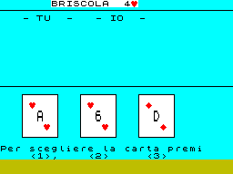 Screen from Briscola